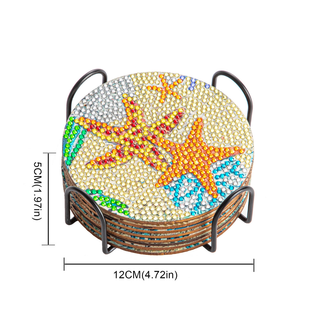 Placemat Stick-on Crystals Coaster Kit