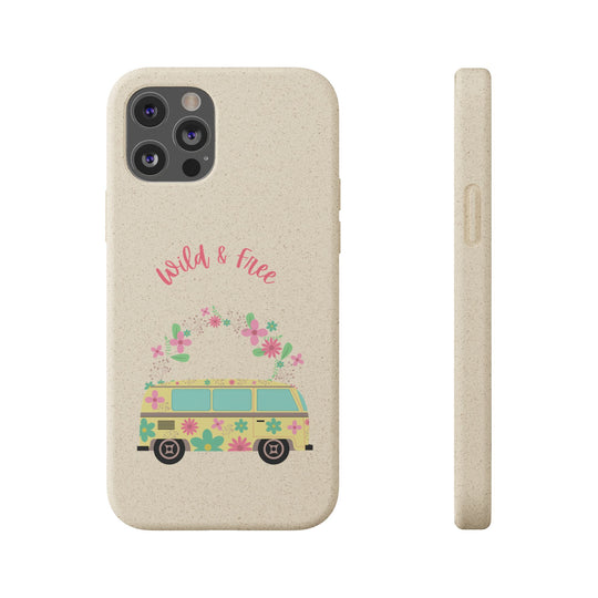 Wild and Free VW Bus Biodegradable Case