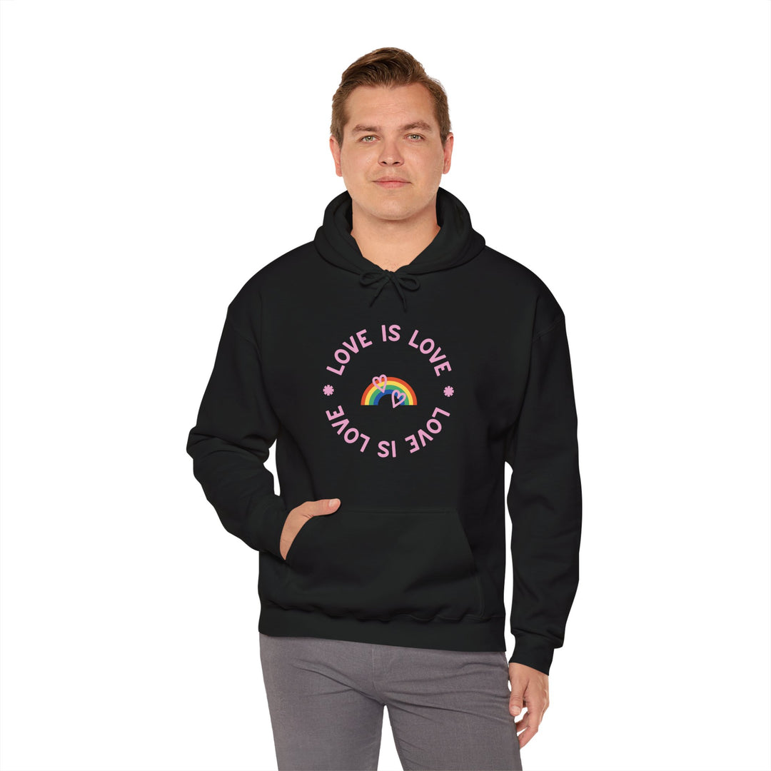 Love is Love Rainbow Unisex Heavy Blend™ Hooded Sweatshirt
