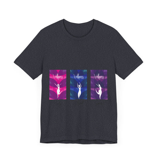 Wellness Body Mind Spirit Unisex Jersey Short Sleeve Tee