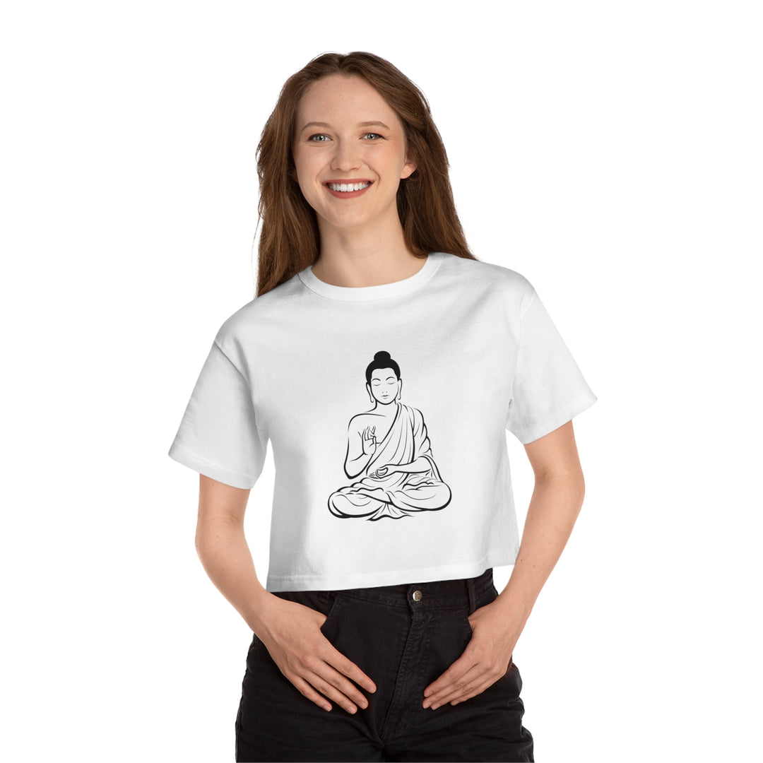 Buddha Champion Women's Heritage Cropped T-Shirt