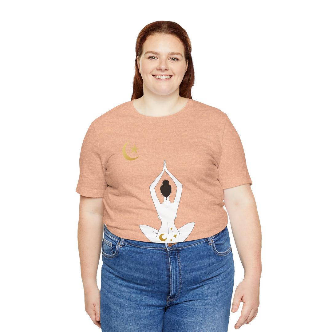 Just Breathe Moon Unisex Jersey Short Sleeve Tee