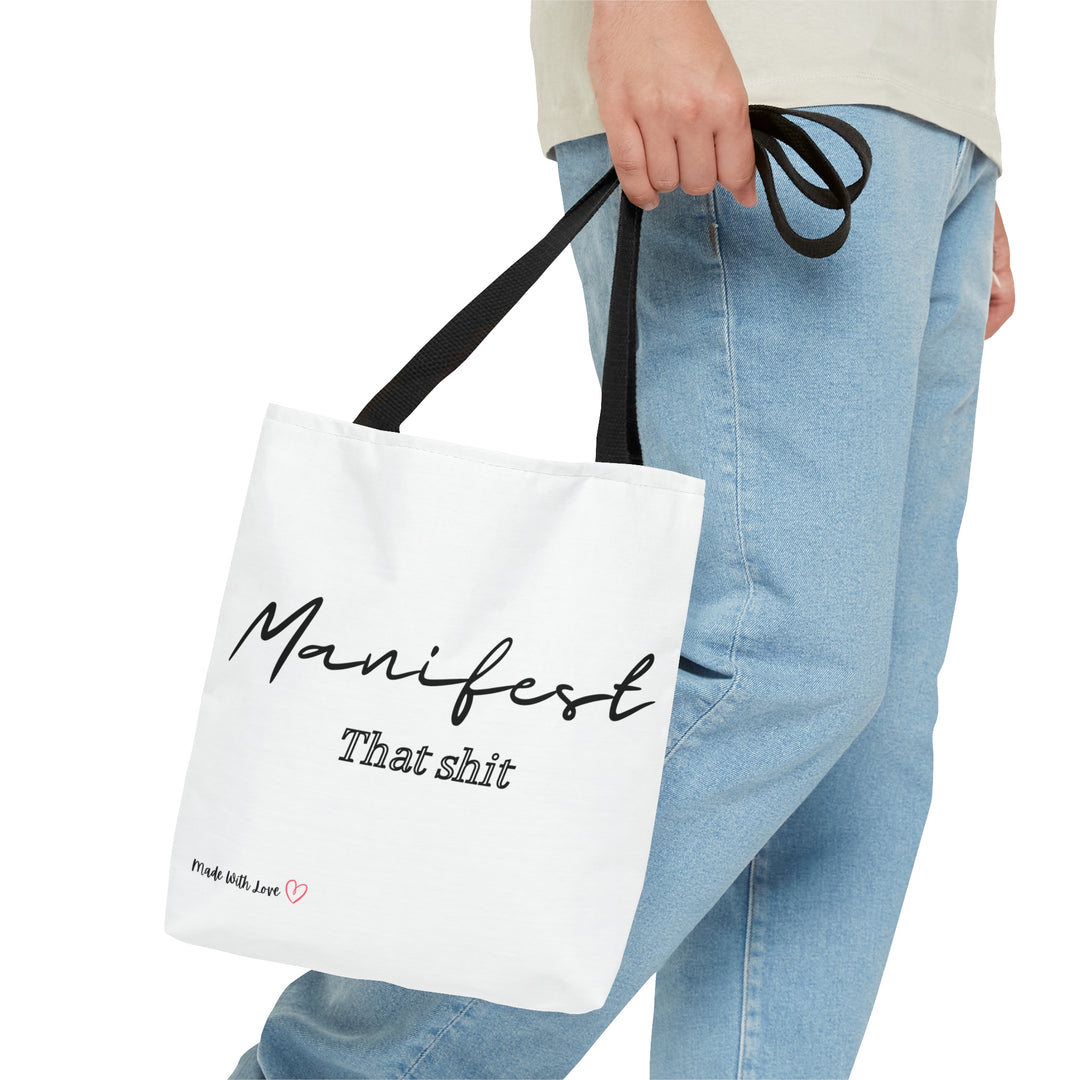 Manifest That Shit AOP Tote Bag