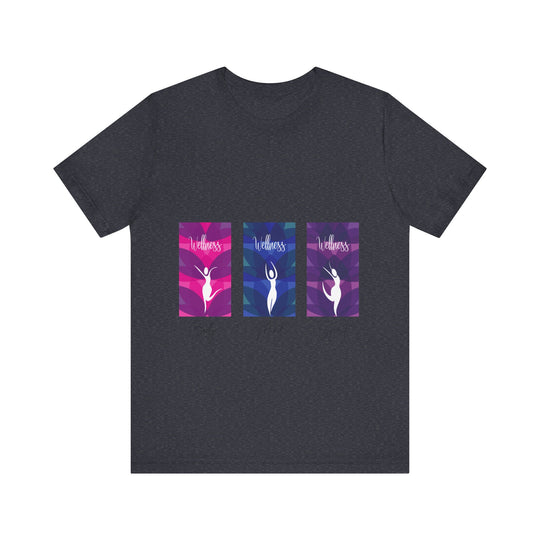 Wellness Body Mind Spirit Unisex Jersey Short Sleeve Tee