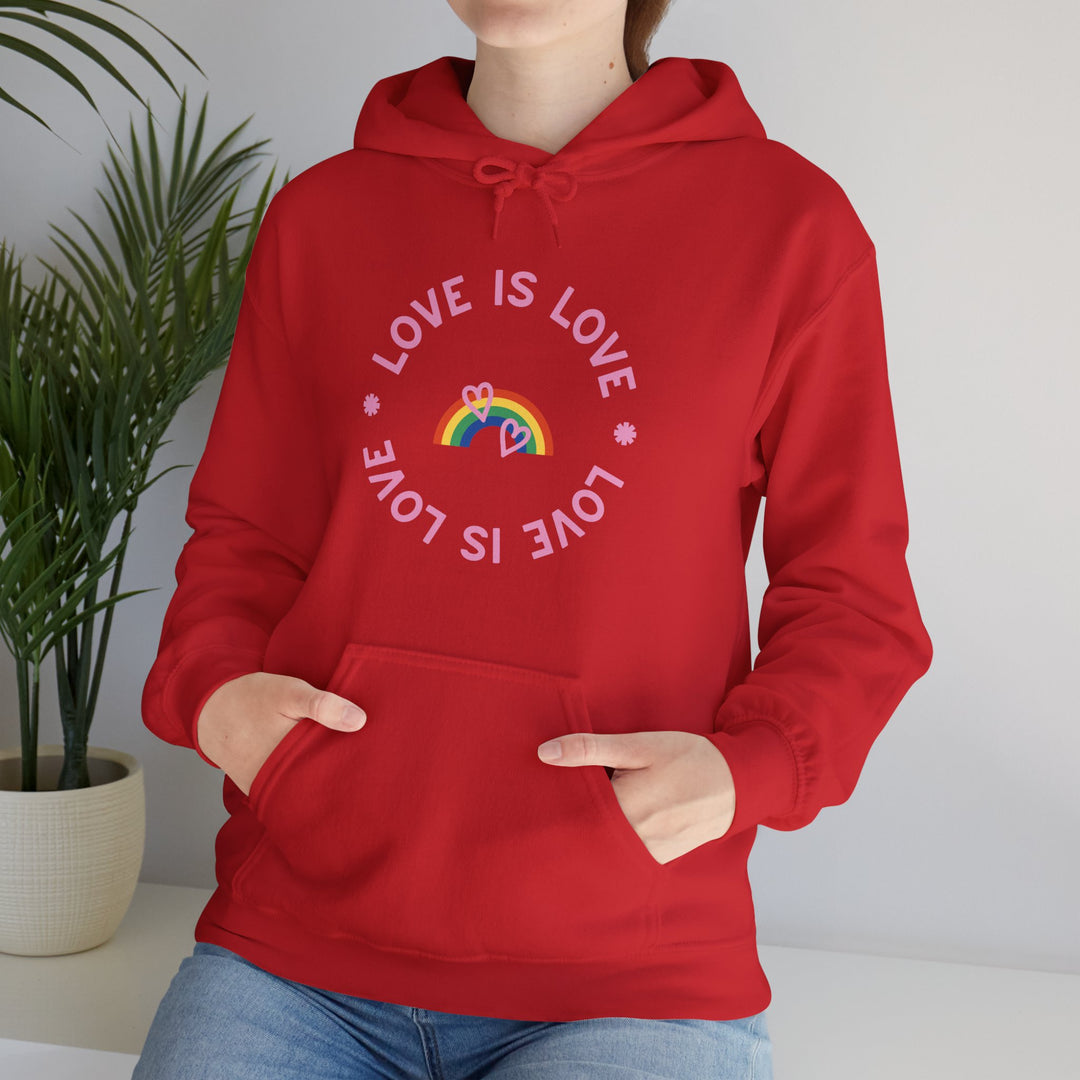 Love is Love Rainbow Unisex Heavy Blend™ Hooded Sweatshirt