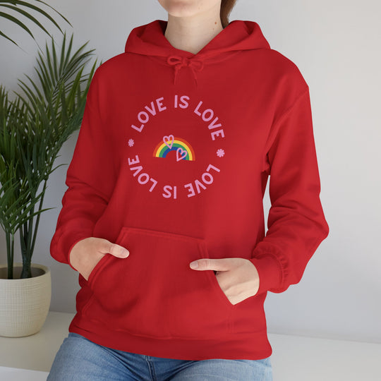 Love is Love Rainbow Unisex Heavy Blend™ Hooded Sweatshirt