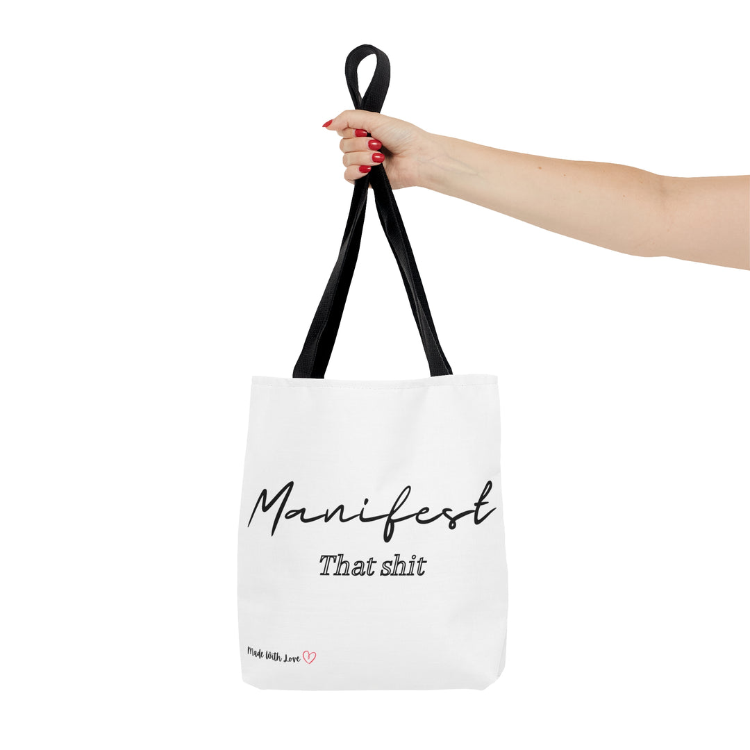 Manifest That Shit AOP Tote Bag