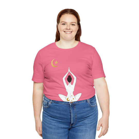 Just Breathe Moon Unisex Jersey Short Sleeve Tee