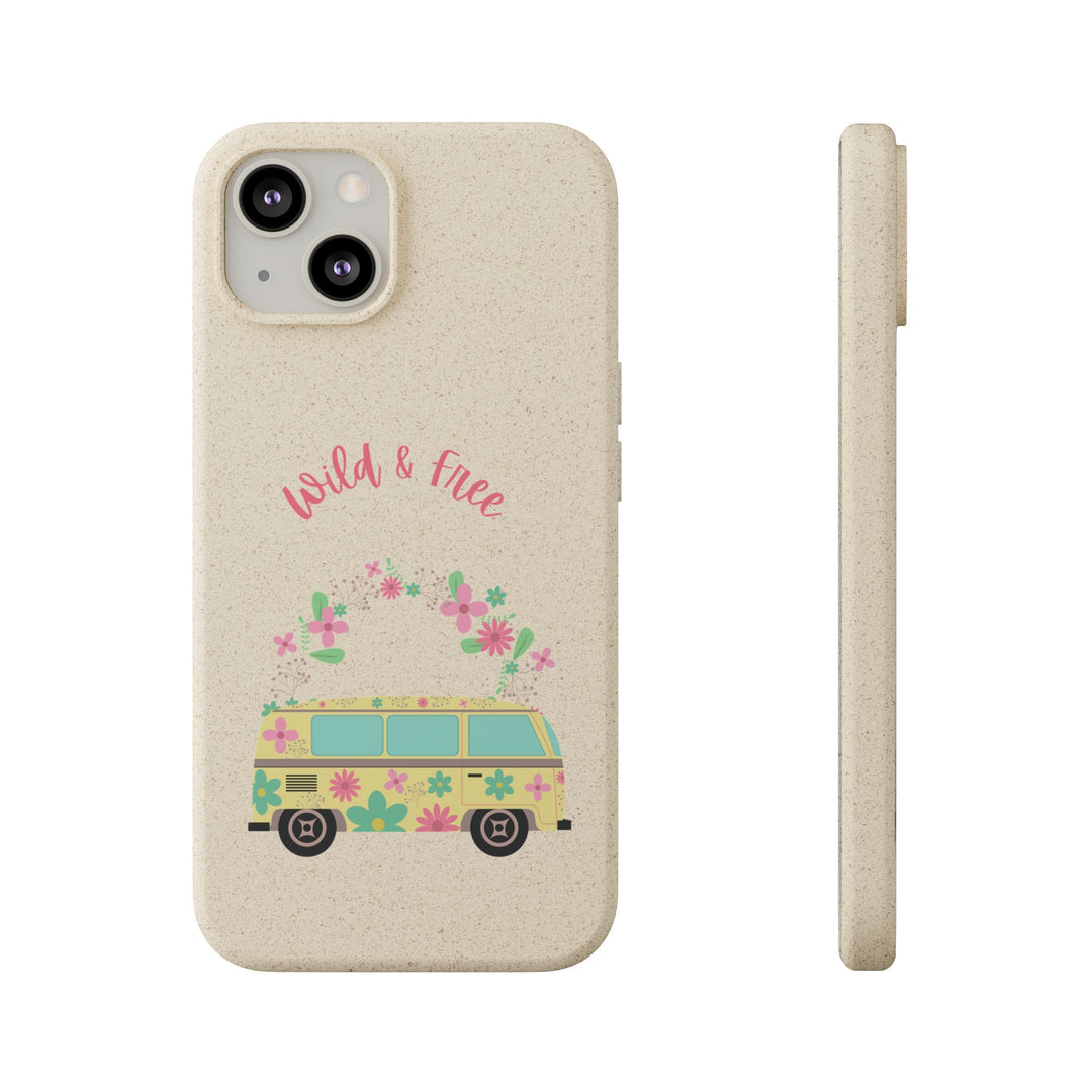 Wild and Free VW Bus Biodegradable Case