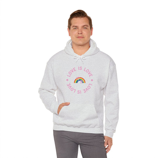 Love is Love Rainbow Unisex Heavy Blend™ Hooded Sweatshirt