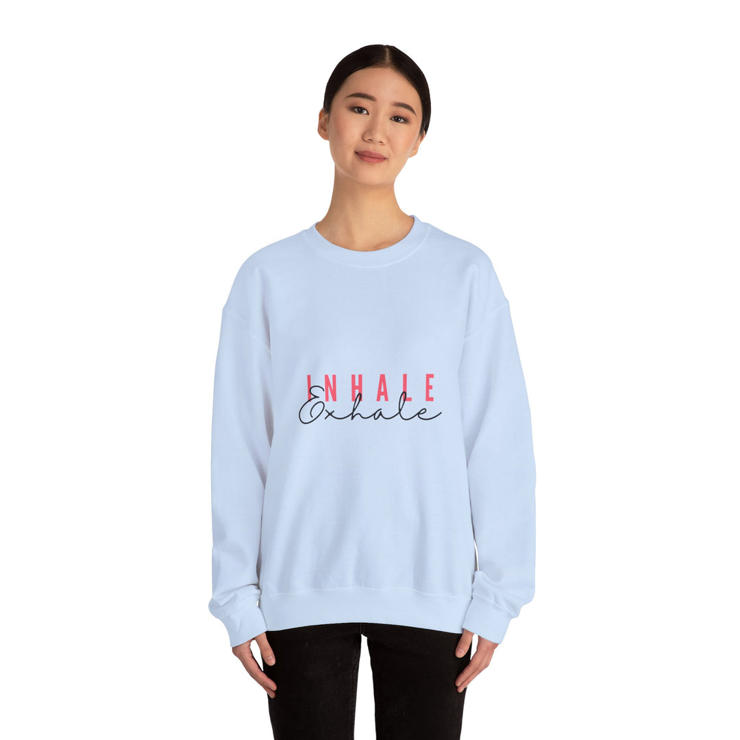 Inhale Exhale Unisex Heavy Blend™ Crewneck Sweatshirt