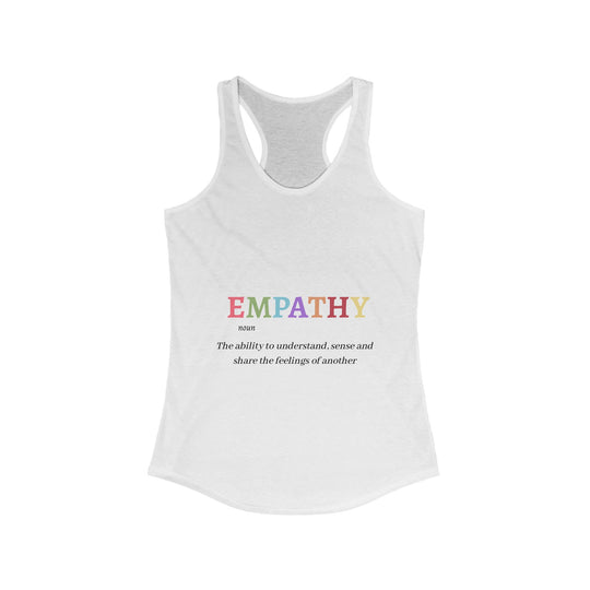 EMPATHY Women's Ideal Racerback Tank
