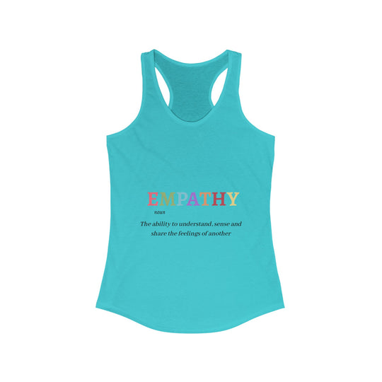 EMPATHY Women's Ideal Racerback Tank