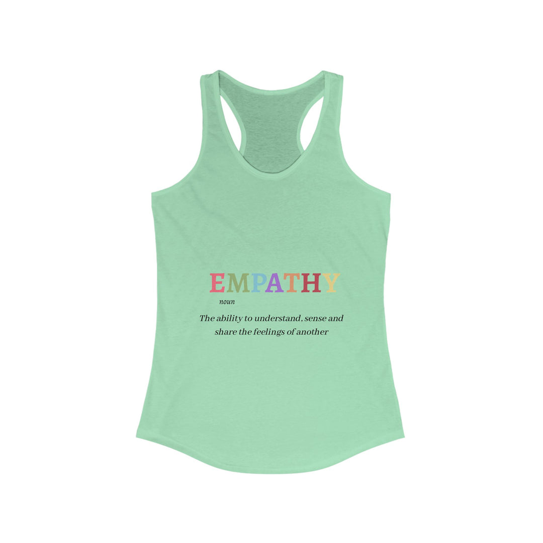 EMPATHY Women's Ideal Racerback Tank