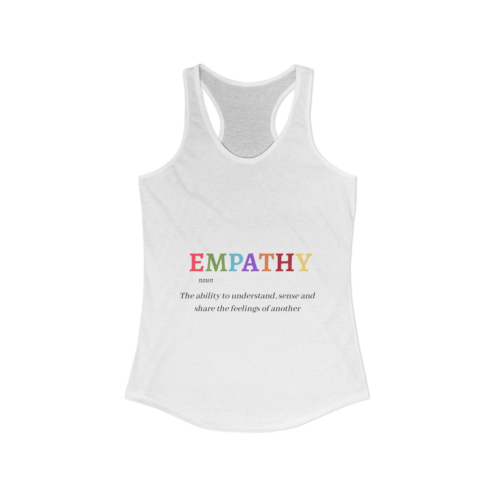 EMPATHY Women's Ideal Racerback Tank
