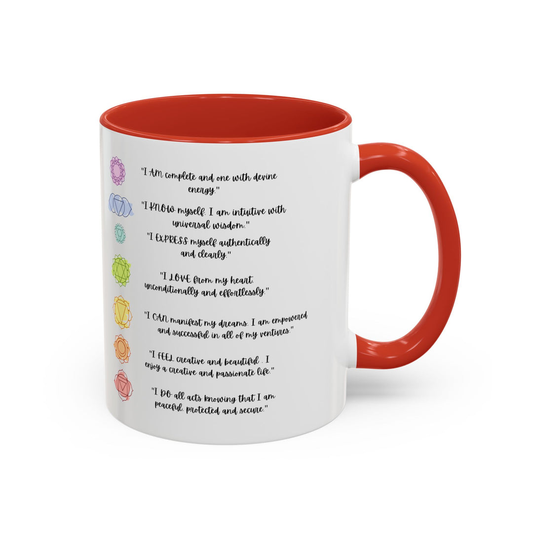 Whimsical Chakra Girl Accent Coffee Mug, 11oz