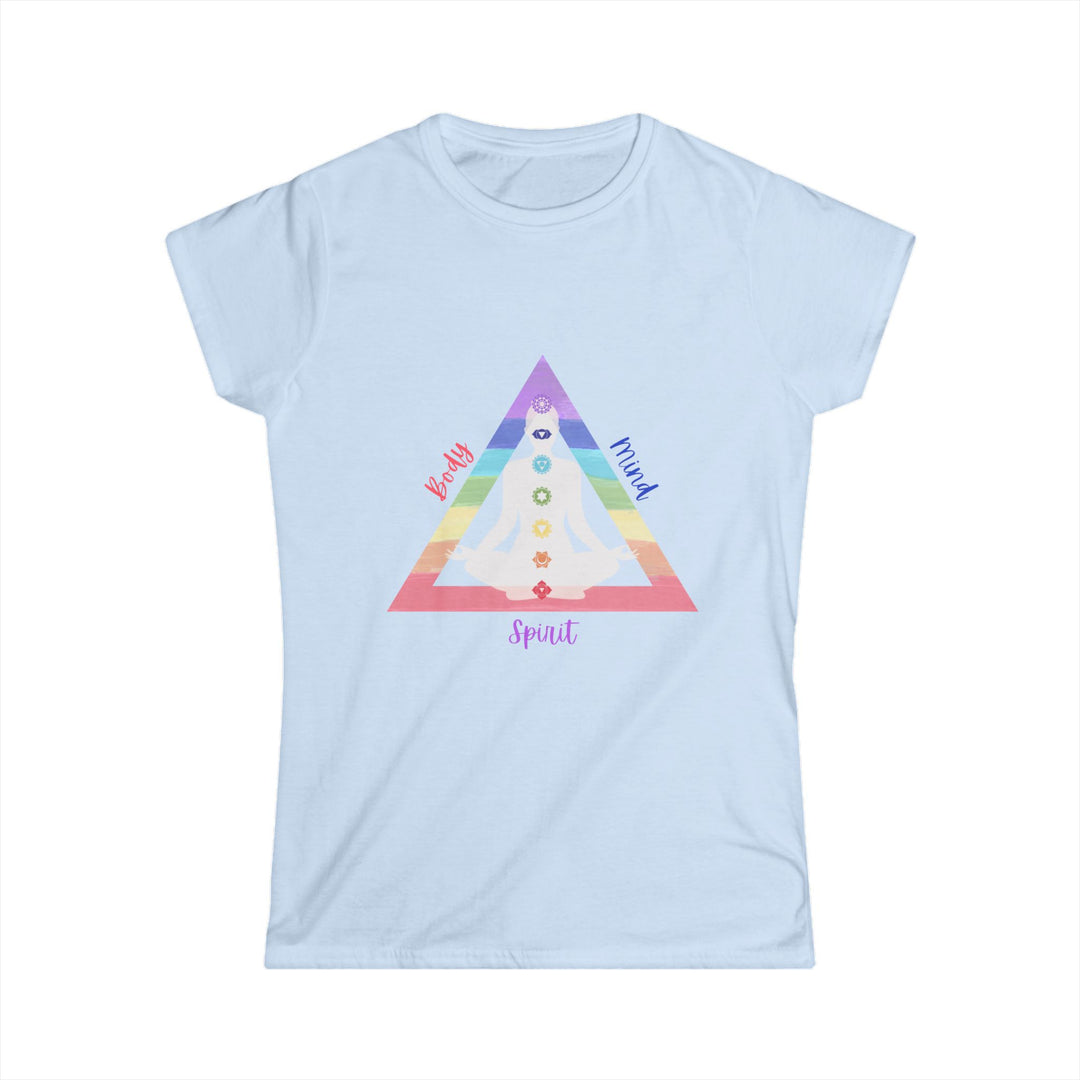 Triangle Connect Body, Mind, Spirit Women's Softstyle Tee