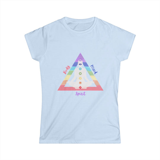 Triangle Connect Body, Mind, Spirit Women's Softstyle Tee