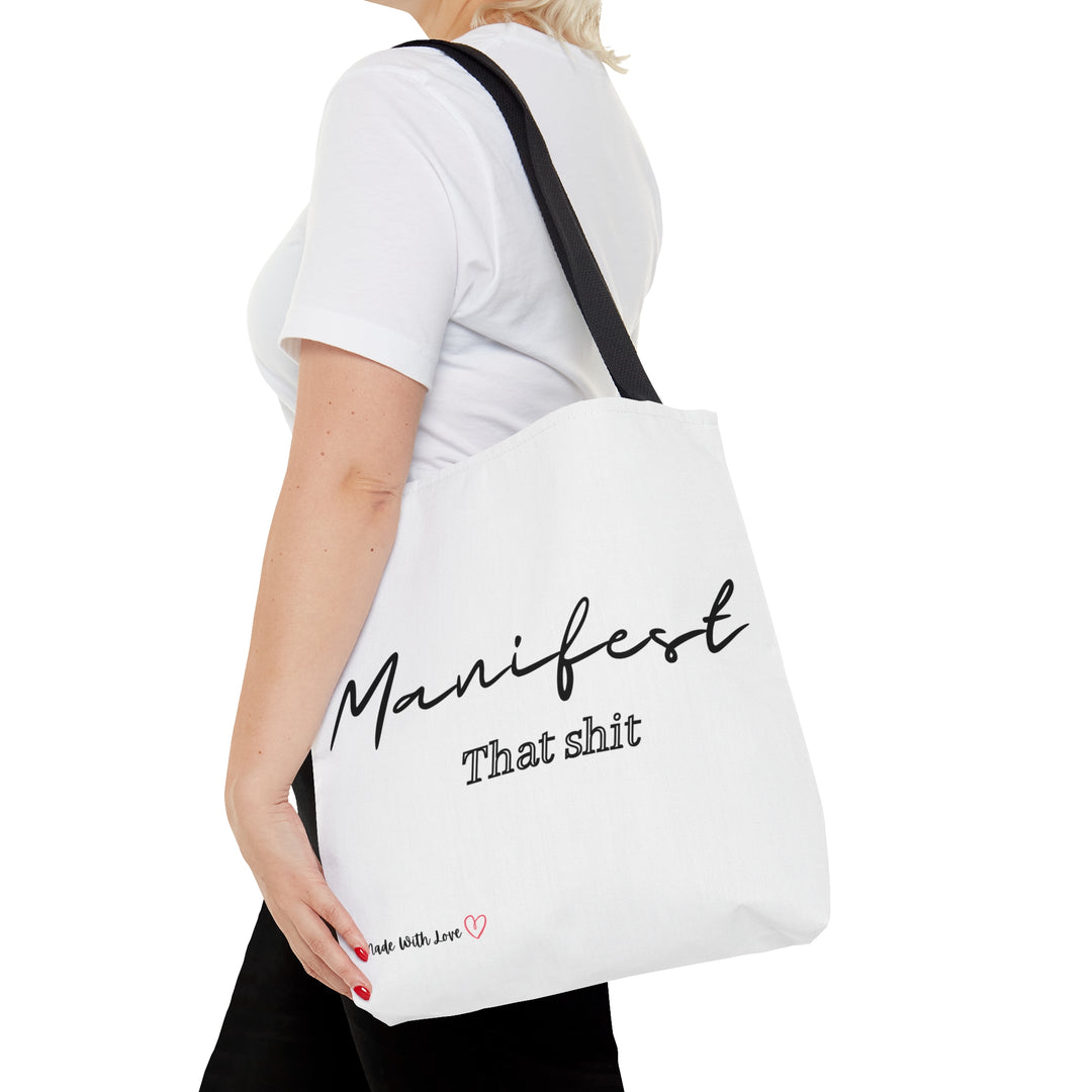 Manifest That Shit AOP Tote Bag