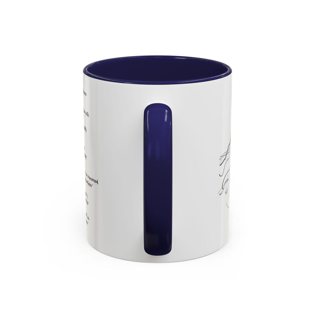 Whimsical Chakra Girl Accent Coffee Mug, 11oz