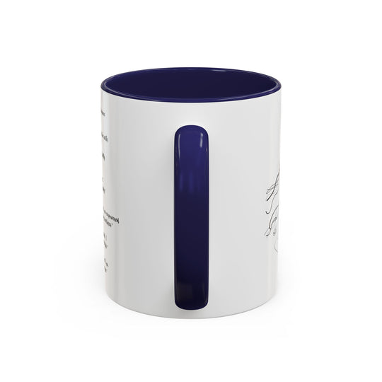 Whimsical Chakra Girl Accent Coffee Mug, 11oz