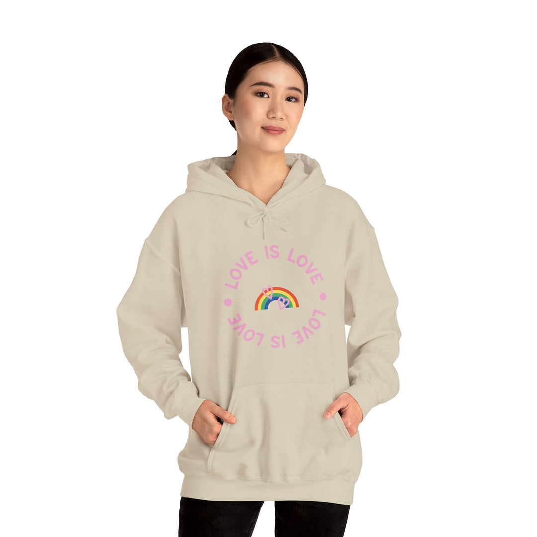 Love is Love Rainbow Unisex Heavy Blend™ Hooded Sweatshirt