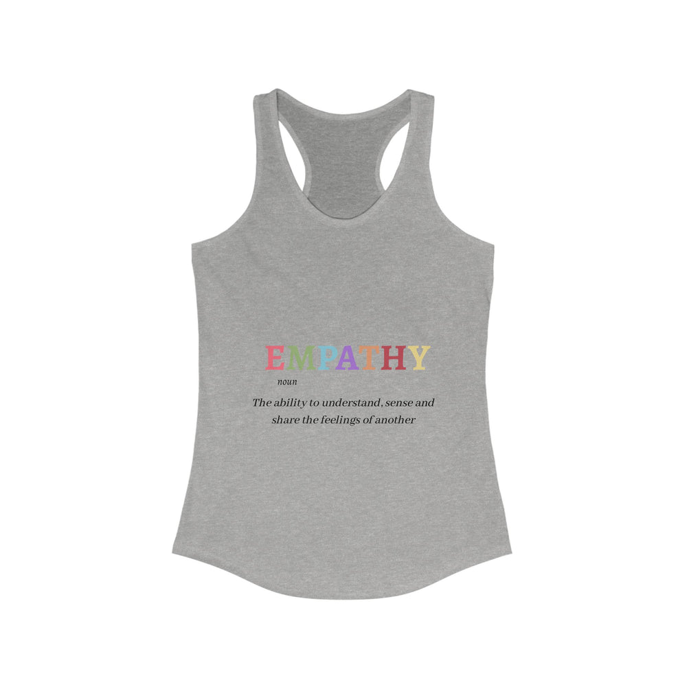 EMPATHY Women's Ideal Racerback Tank