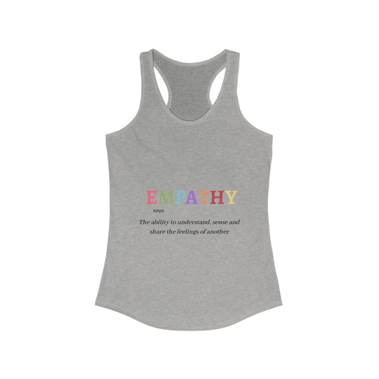 EMPATHY Women's Ideal Racerback Tank