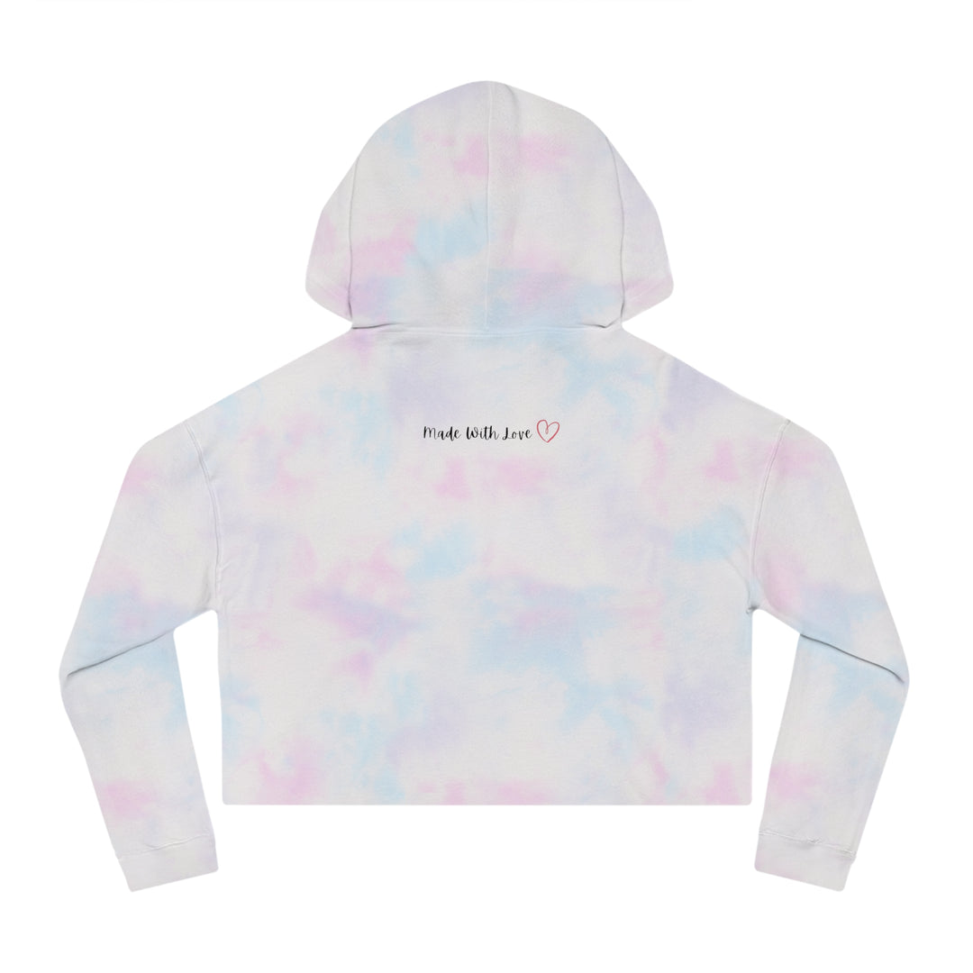 Just Fucking Breathe Women’s Cropped Hooded Sweatshirt