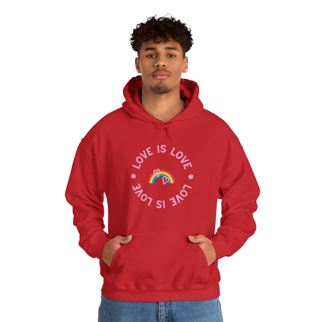 Love is Love Rainbow Unisex Heavy Blend™ Hooded Sweatshirt