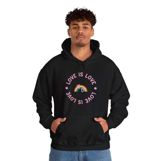 Love is Love Rainbow Unisex Heavy Blend™ Hooded Sweatshirt