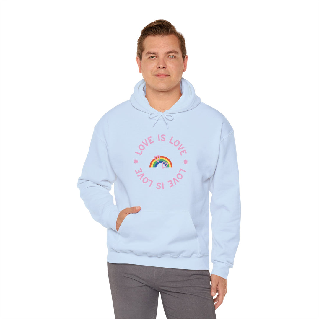 Love is Love Rainbow Unisex Heavy Blend™ Hooded Sweatshirt