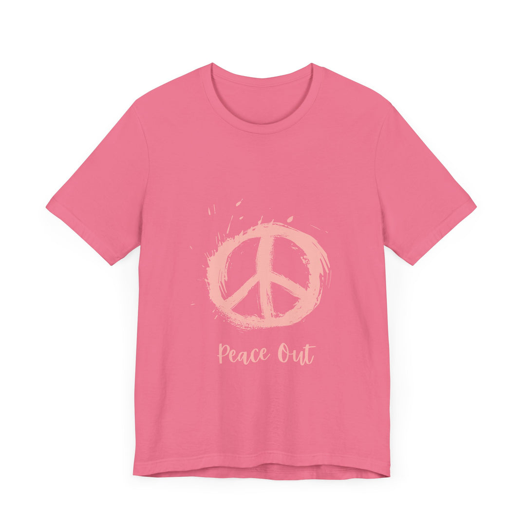 Peace Out Unisex Jersey Short Sleeve Tee