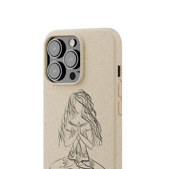 Just Fucking Breathe Biodegradable Case