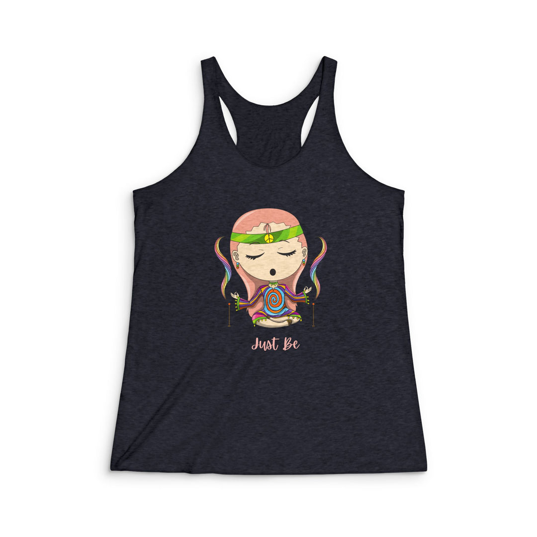 Just Be Women's Tri-Blend Racerback Tank