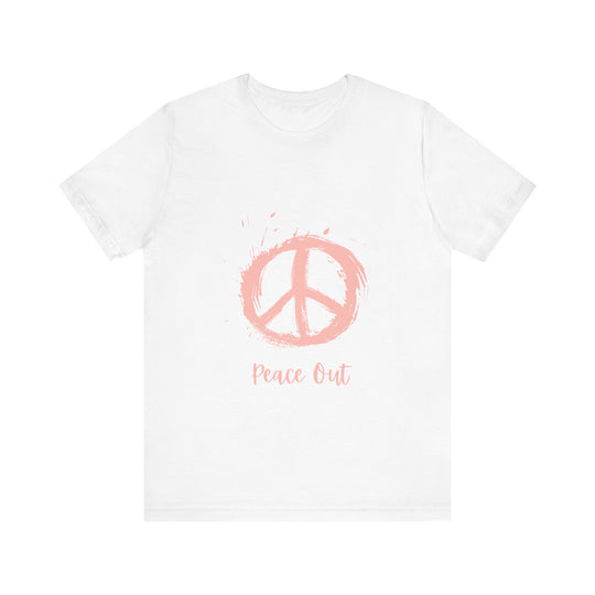 Peace Out Unisex Jersey Short Sleeve Tee