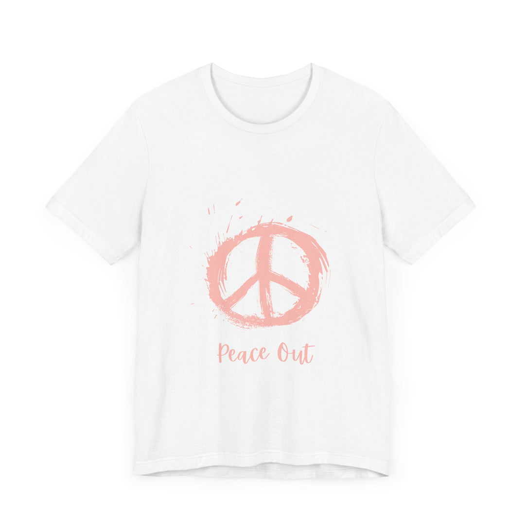 Peace Out Unisex Jersey Short Sleeve Tee