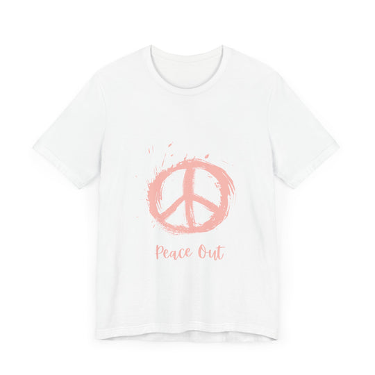 Peace Out Unisex Jersey Short Sleeve Tee