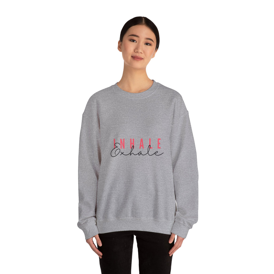 Inhale Exhale Unisex Heavy Blend™ Crewneck Sweatshirt