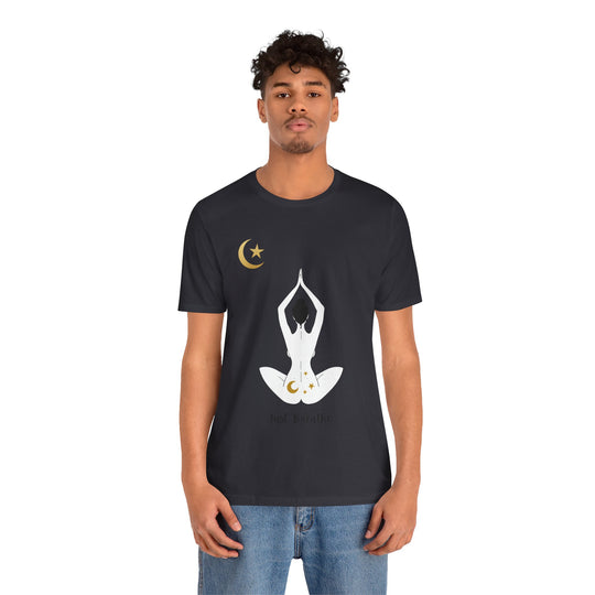 Just Breathe Moon Unisex Jersey Short Sleeve Tee