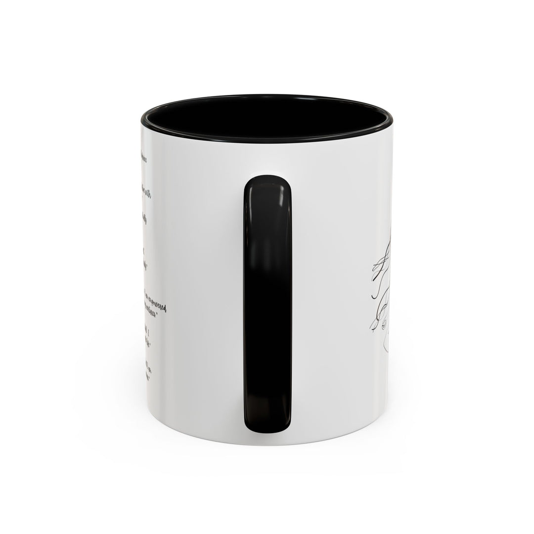 Whimsical Chakra Girl Accent Coffee Mug, 11oz