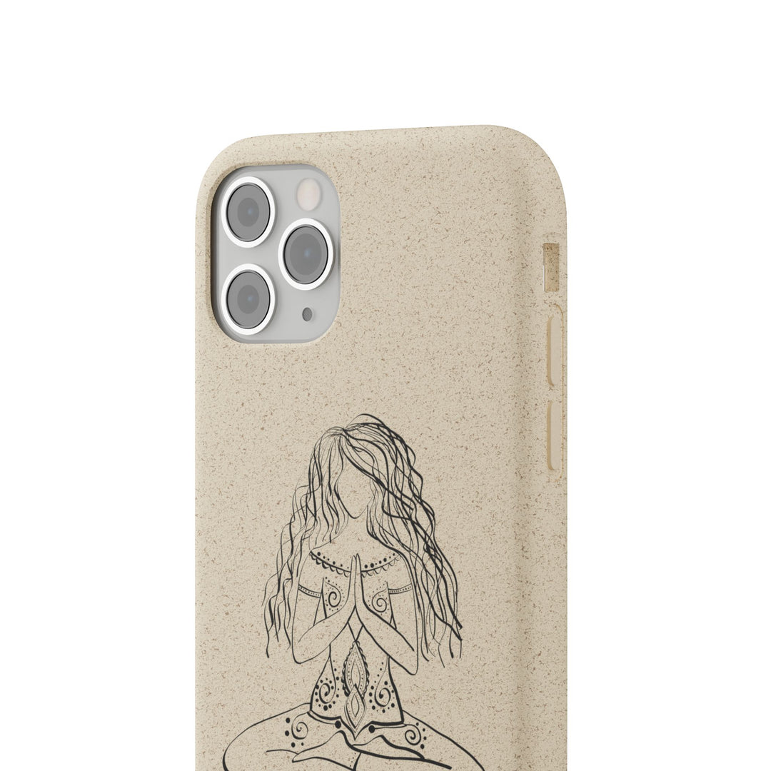 Just Fucking Breathe Biodegradable Case