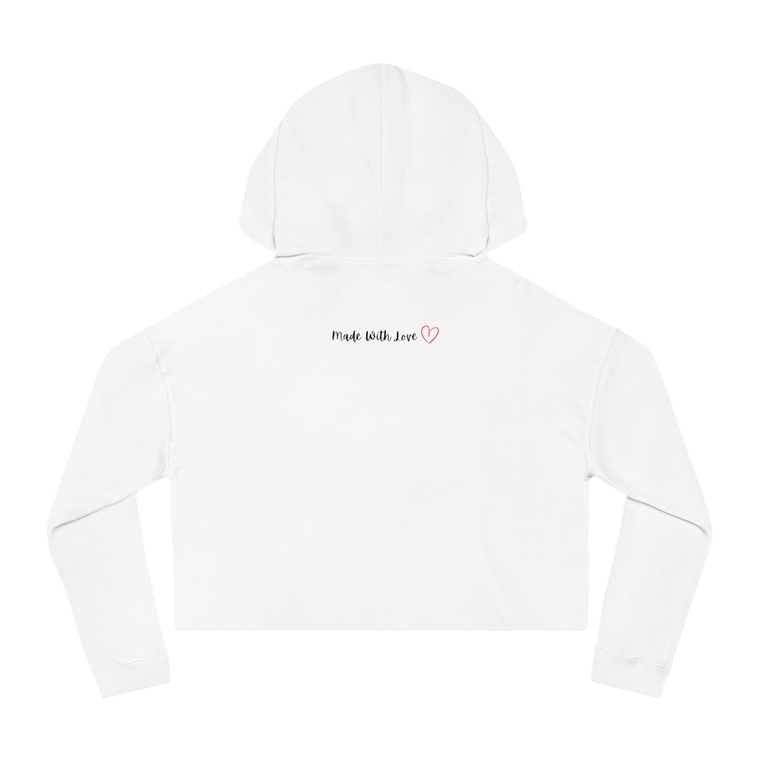 Just Fucking Breathe Women’s Cropped Hooded Sweatshirt