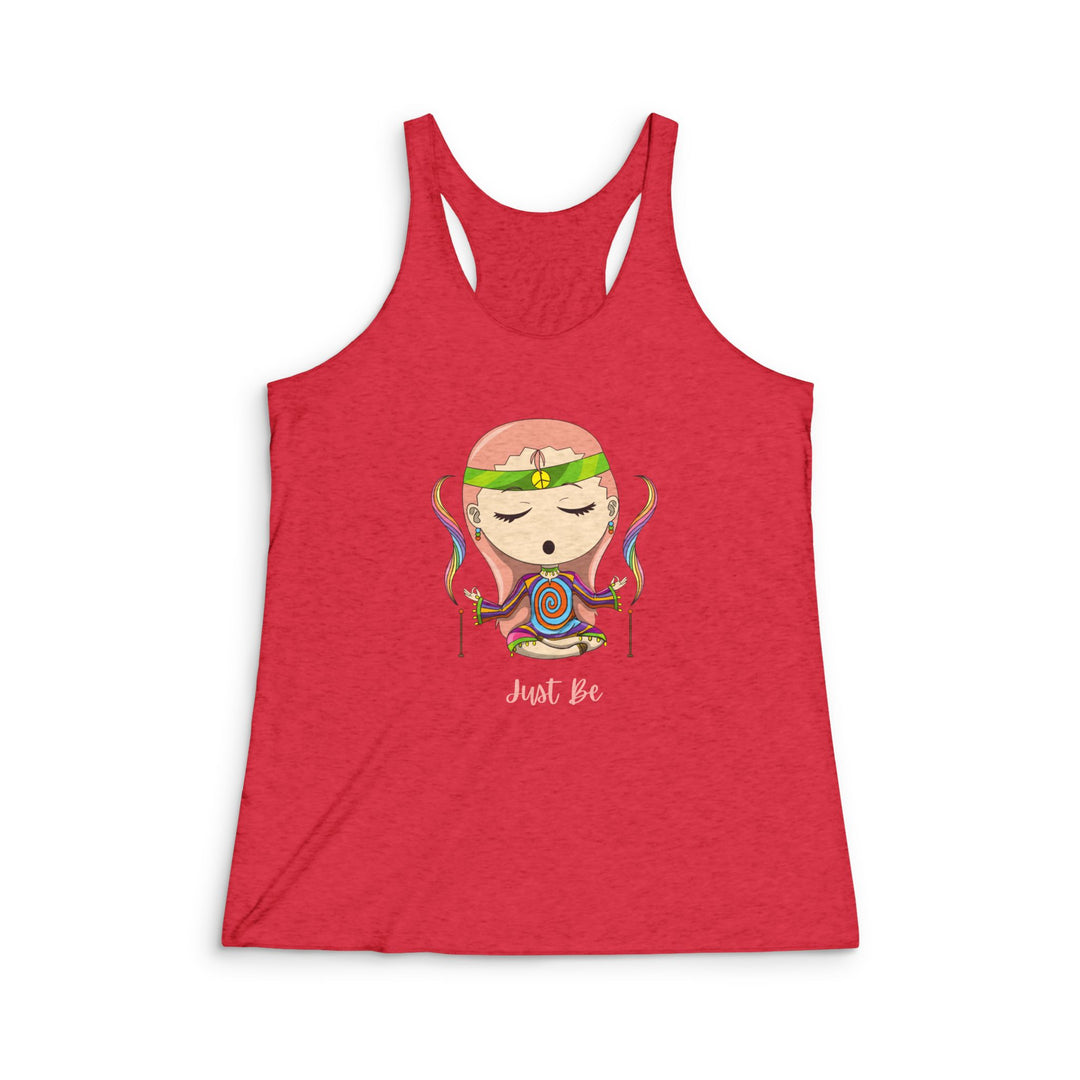Just Be Women's Tri-Blend Racerback Tank