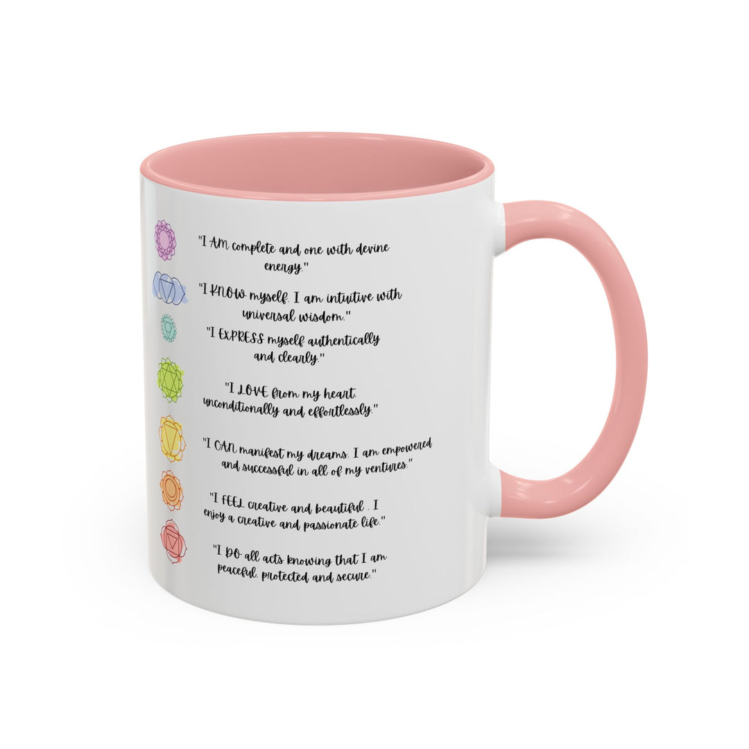 Whimsical Chakra Girl Accent Coffee Mug, 11oz