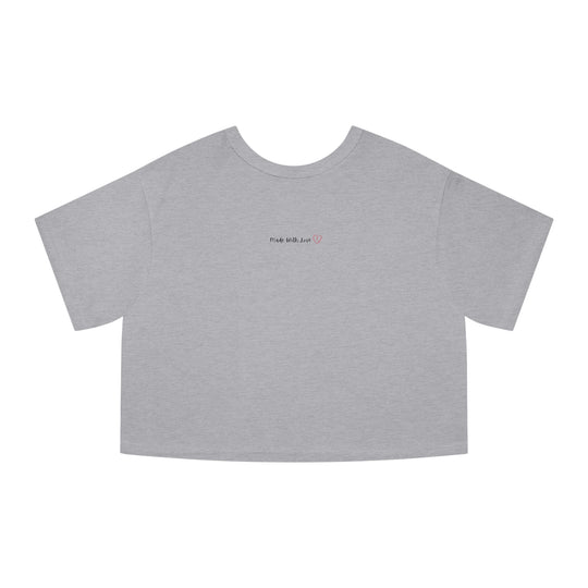 Just Breathe Moon Champion Women's Heritage Cropped T-Shirt
