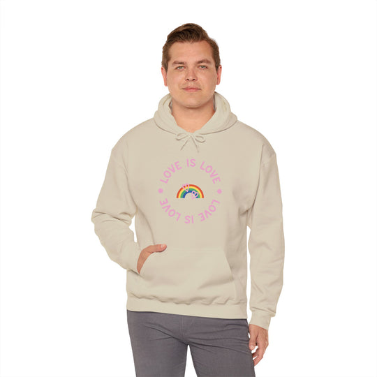 Love is Love Rainbow Unisex Heavy Blend™ Hooded Sweatshirt