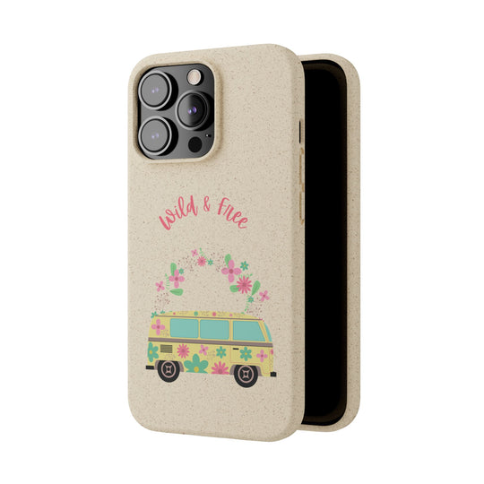 Wild and Free VW Bus Biodegradable Case