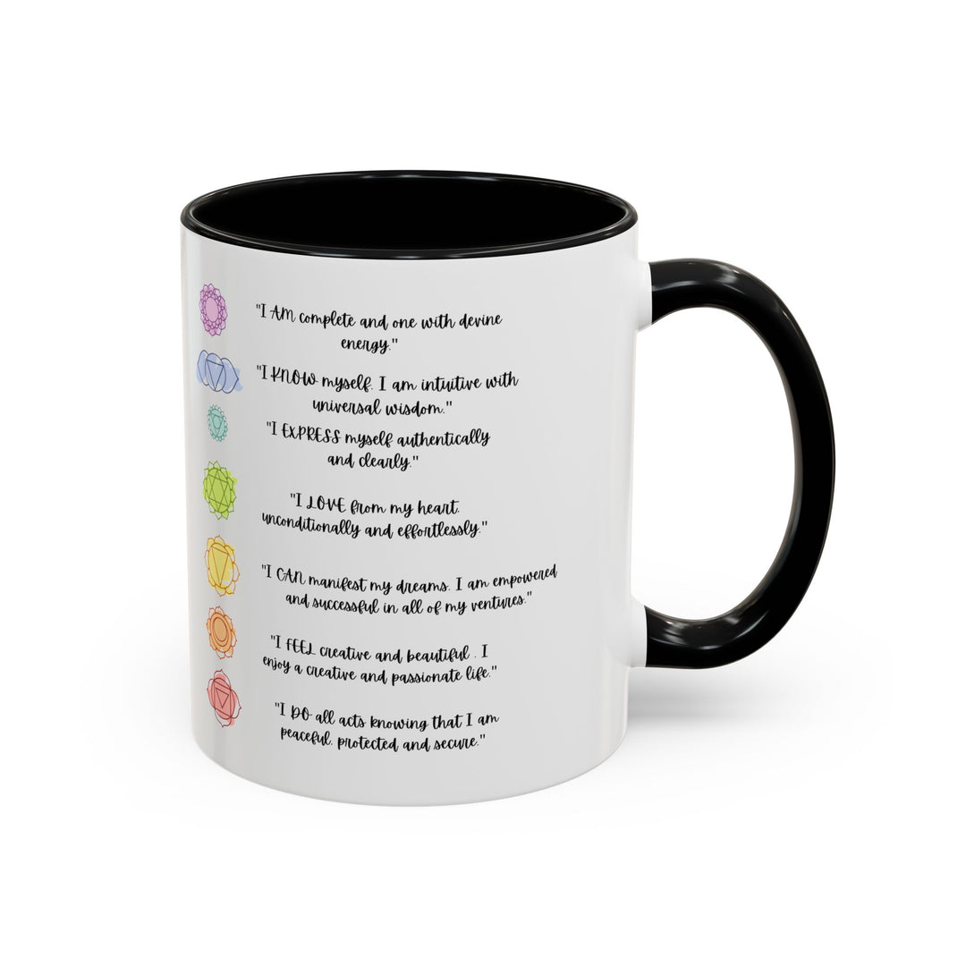 Whimsical Chakra Girl Accent Coffee Mug, 11oz