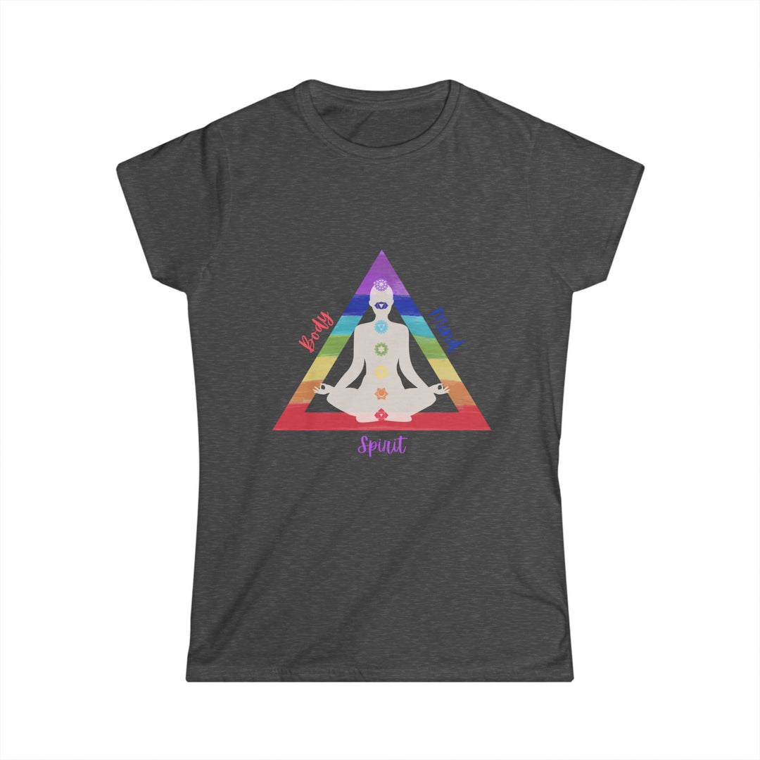 Triangle Connect Body, Mind, Spirit Women's Softstyle Tee